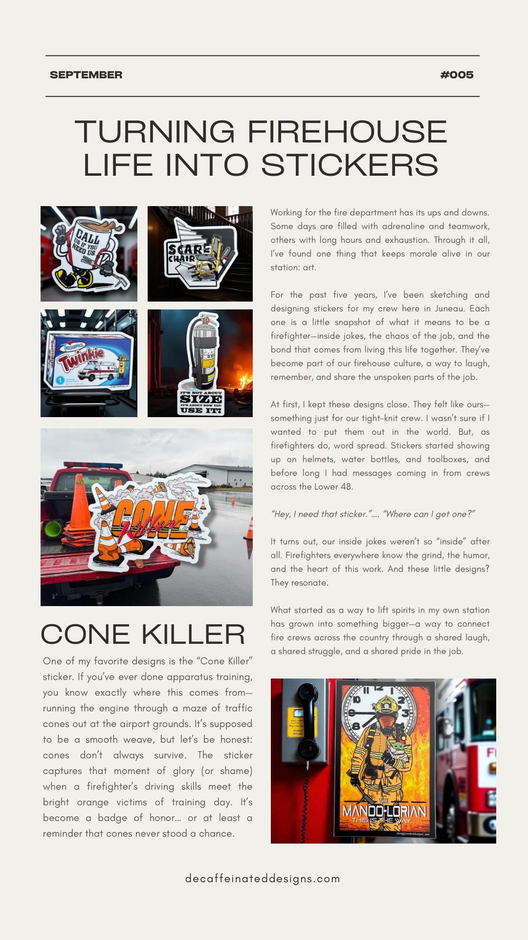 Turning Firehouse Life into Stickers
