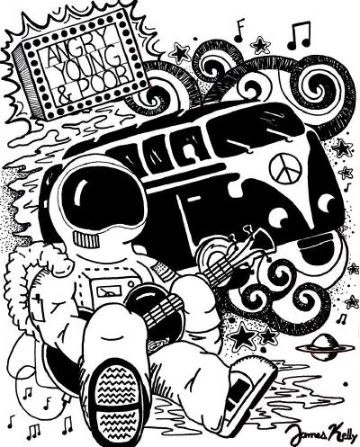 2010 Angry Young and Poor T-shirt Design