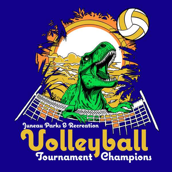 2024 Parks and Rec Volleyball Tournament Champions Design