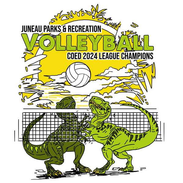 2024 Parks and Rec Volleyball League Champions Design