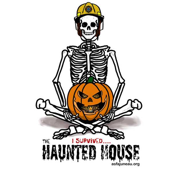 ASFA Haunted House Sticker Design